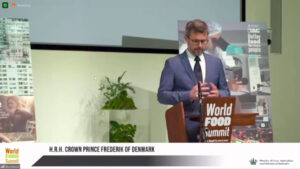 Word Food Summit 2021 HRH Crown prince Frederik Denmark