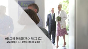 livestreaming af H.K.H. Prinsesse Benedikte ved overrækkelse af Elsass Research Prize 2021